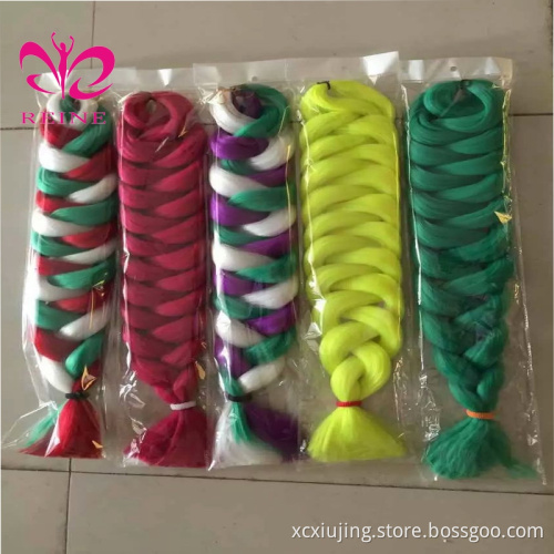 Ombre Jumbo Braiding Hair Extensions 48inch 165g Synthetic expression Jumbo Crochet Hair Extension